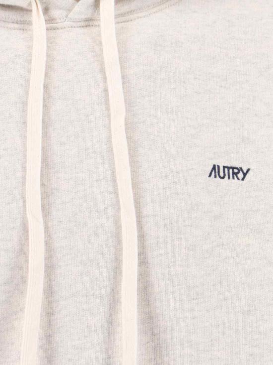 25FW 오트리 로고 후드 티셔츠 HOPM A2JM Grey - AUTRY
