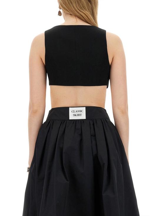  모스키노 민소매 티셔츠 10020433 8555 Black - MOSCHINO