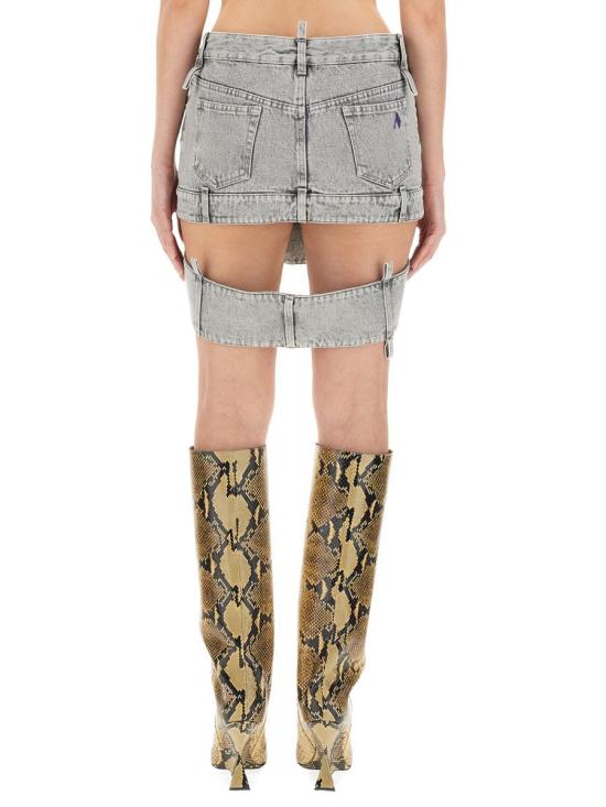  디 아티코 스커트 241WCS198 D070607 GREY - THE ATTICO