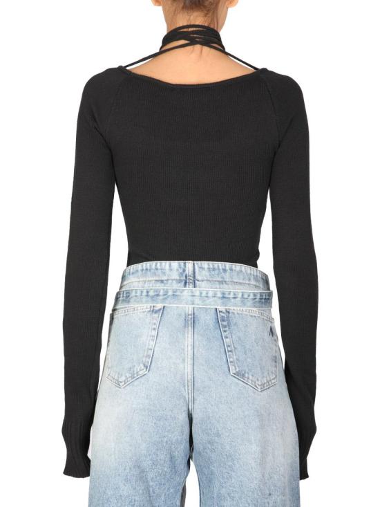  디 아티코 스웨터 227WCK65 KC061100 Black - THE ATTICO