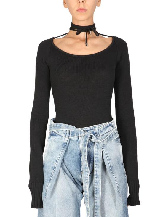  디 아티코 스웨터 227WCK65 KC061100 Black