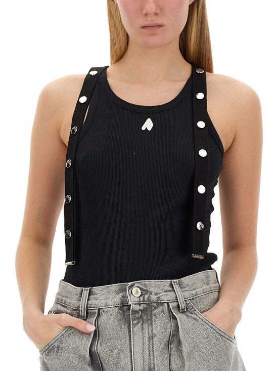  디 아티코 민소매 티셔츠 241WCT229 J038100 Black - THE ATTICO