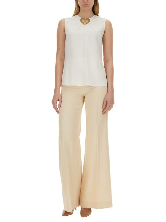  모스키노 민소매 티셔츠 08070433 8001 WHITE - MOSCHINO