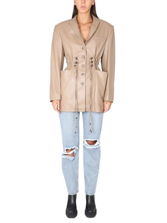  더 마네이 숏 원피스 IRBID BEIGE Beige