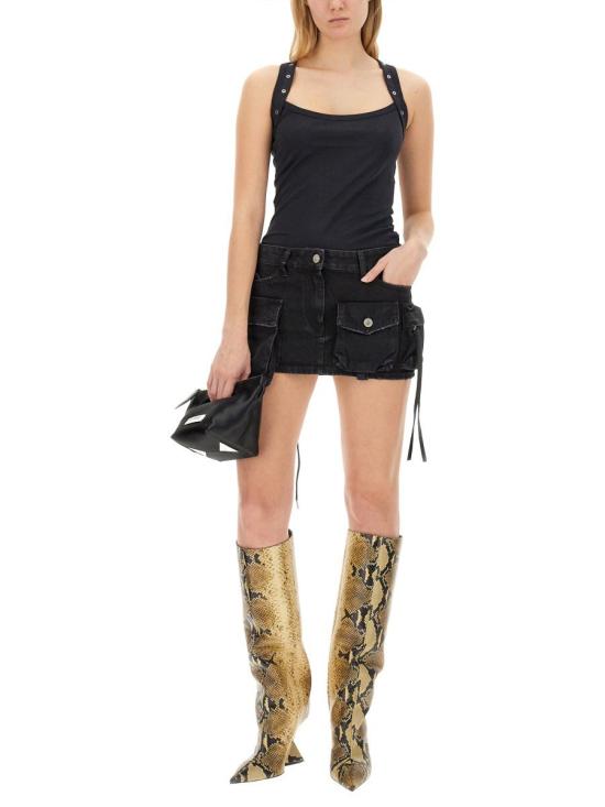  디 아티코 민소매 티셔츠 241WCT236 J025100 Black - THE ATTICO