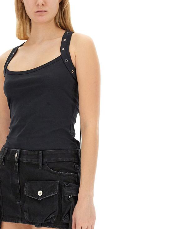  디 아티코 민소매 티셔츠 241WCT236 J025100 Black - THE ATTICO