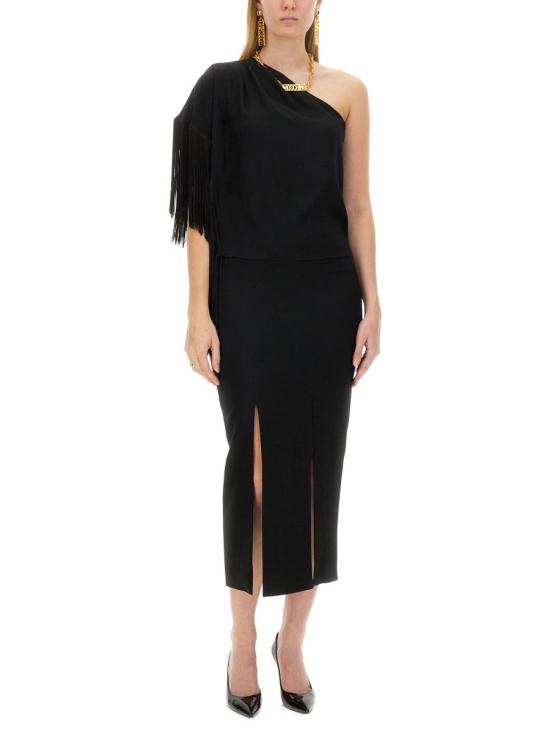 24FW 모스키노 반팔 티셔츠 08035533 8555 Black - MOSCHINO