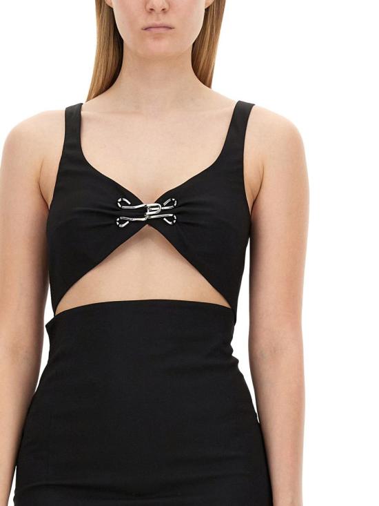 24FW 모스키노 원피스 04108226 0555 Black - MOSCHINO