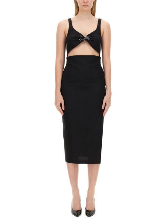 24FW 모스키노 원피스 04108226 0555 Black