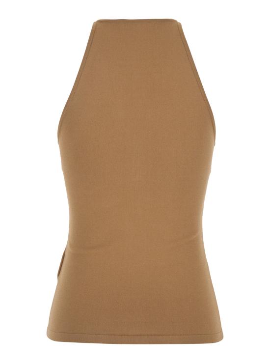 25SS 막스마라 민소매 티셔츠 2511361313600009 Beige - MAX MARA