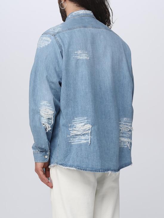 25FW 424 긴팔 셔츠 34424EJ10236063 89 Denim - 424