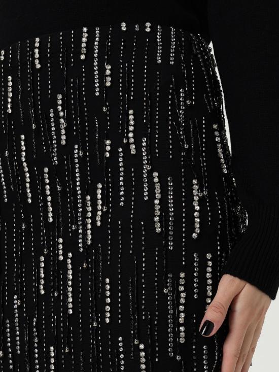 25FW 핑코 미디 스커트 105546A2S6 ZI4 Black - PINKO