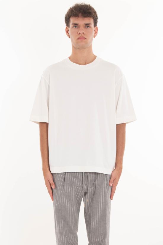 25SS 세븐 게이지 반팔 티셔츠 S25SG TEE0015 10194 White