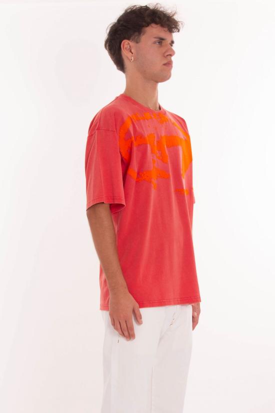 25SS 디젤 긴팔 티셔츠 A16911 0TKAB 42A Arancio - DIESEL