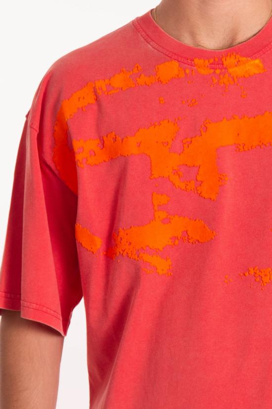 25SS 디젤 긴팔 티셔츠 A16911 0TKAB 42A Arancio - DIESEL