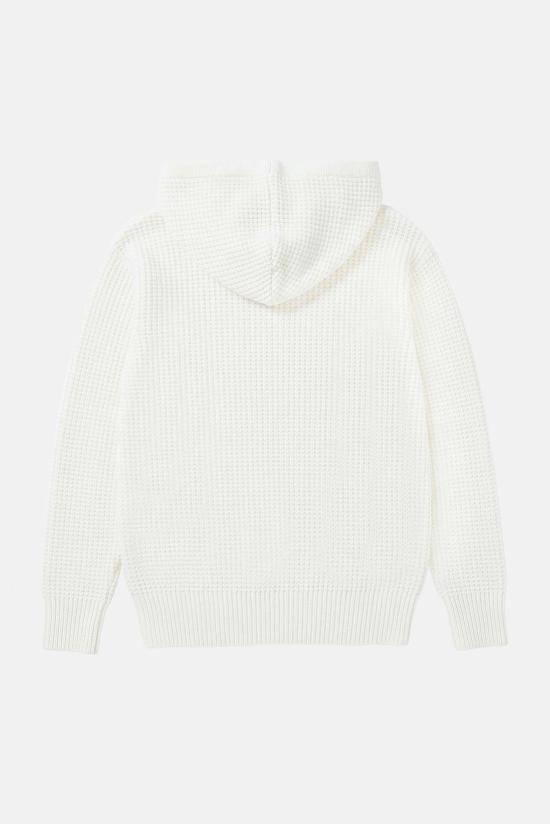  블루&크림 후드 티셔츠 몬테시토 와플  후드 티셔츠 - BLUE&CREAM