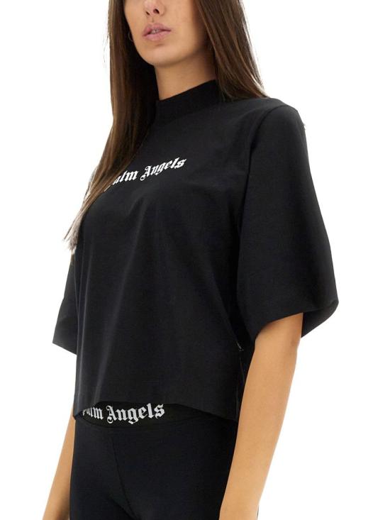 25SS 팜앤젤스 반팔 티셔츠 PWAA020 C99JER0161001 Black - PALM ANGELS