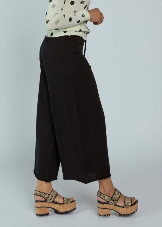  MJ 왓슨 크롭 팬츠 엠제이 왓슨 오가닉 코튼 팬츠 블랙 - MJ. WATSON