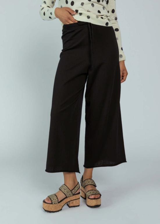  MJ 왓슨 크롭 팬츠 엠제이 왓슨 오가닉 코튼 팬츠 블랙