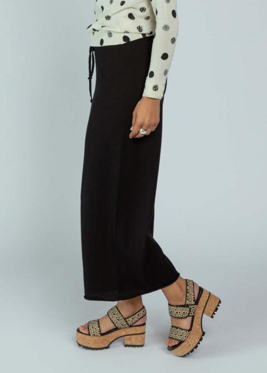  MJ 왓슨 크롭 팬츠 엠제이 왓슨 오가닉 코튼 팬츠 블랙 - MJ. WATSON