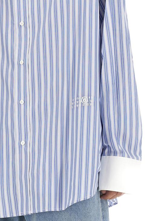  MM6 메종마르지엘라 긴팔 셔츠 S52DT0011 S78146001F Blue - MM6 MAISON MARGIELA