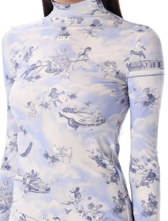 25SS 오프화이트 숏 원피스 25POWDB540S25JER002 4201 WHITE LILLAC - OFF WHITE