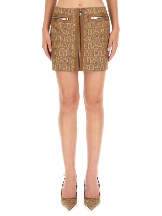  베르사체 스커트 1010926 1A033152N740 BROWN