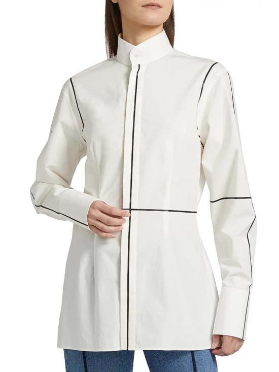  마르지엘라 긴팔 티셔츠 메종  롱슬리브 라인 셔츠 - MAISON MARGIELA