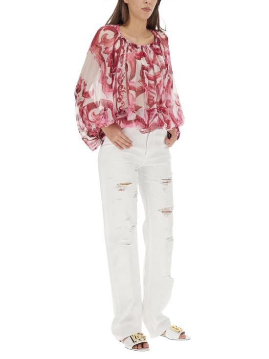  돌체앤가바나 데님 팬츠 FTCGND G8JQ3S9001 WHITE - DOLCE & GABBANA