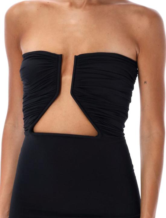 25SS 릭 오웬스 숏 원피스 25PRP01E7530JN 09 Black - RICK OWENS