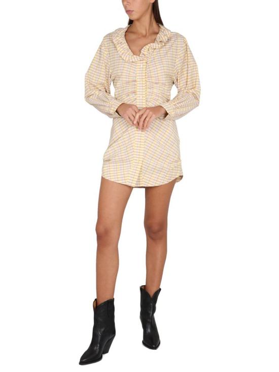  이자벨마랑 숏 원피스 RO0066 A1I27I10LY YELLOW - ISABEL MARANT