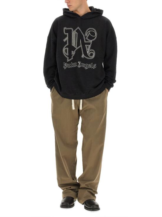  팜앤젤스 스웨터 PMBB126 E23FLE0011003 Black - PALM ANGELS