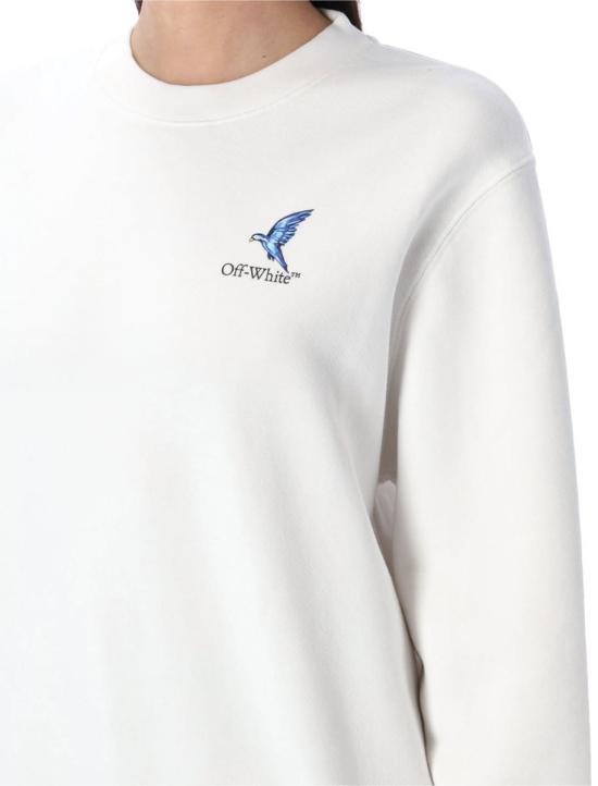 25SS 오프화이트 스웨터 25POWBA055S25FLE001 0110 WHITE - OFF WHITE