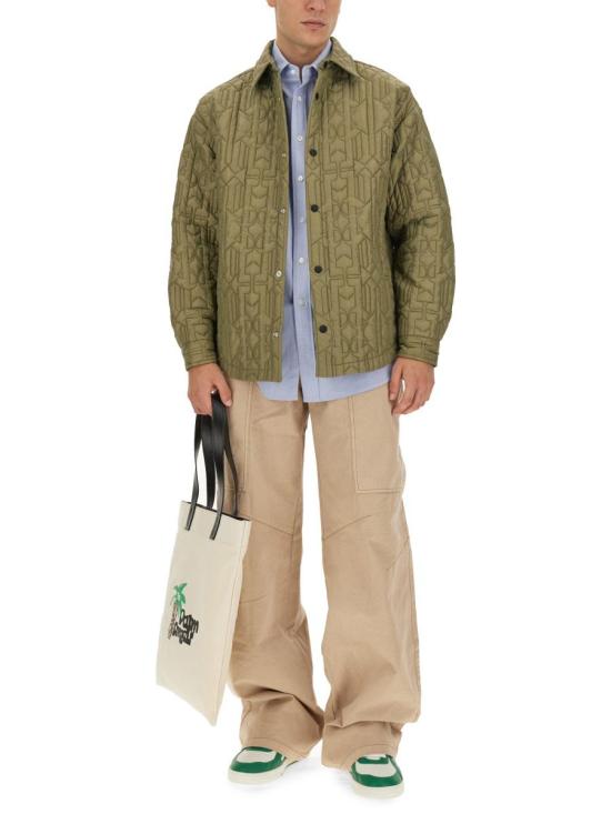  팜앤젤스 긴팔 셔츠 PMEA251 E23FAB0015610 MILITARY GREEN - PALM ANGELS