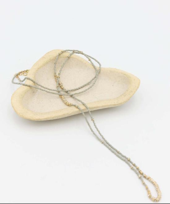  이보나 루디가 디자인 목걸이/팬던트 스톰 크리스털 롱 풀 네크리스 - IWONA LUDYGA DESIGN