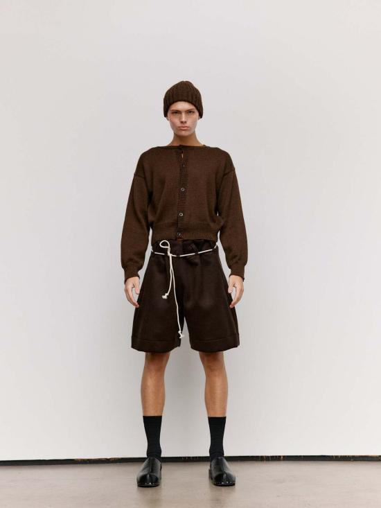  본 소노 가디건 소노테라 알파카 & 울 카스파 카디건 - VON SONO