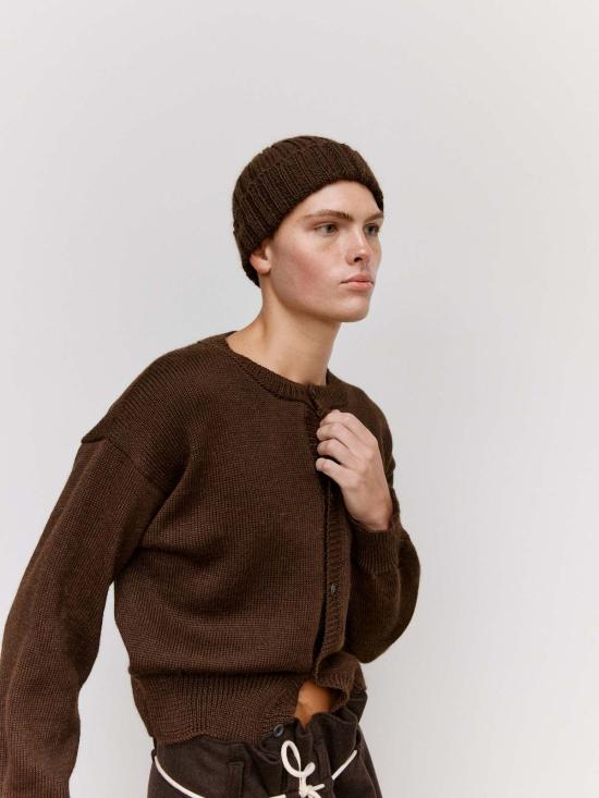  본 소노 가디건 소노테라 알파카 & 울 카스파 카디건 - VON SONO