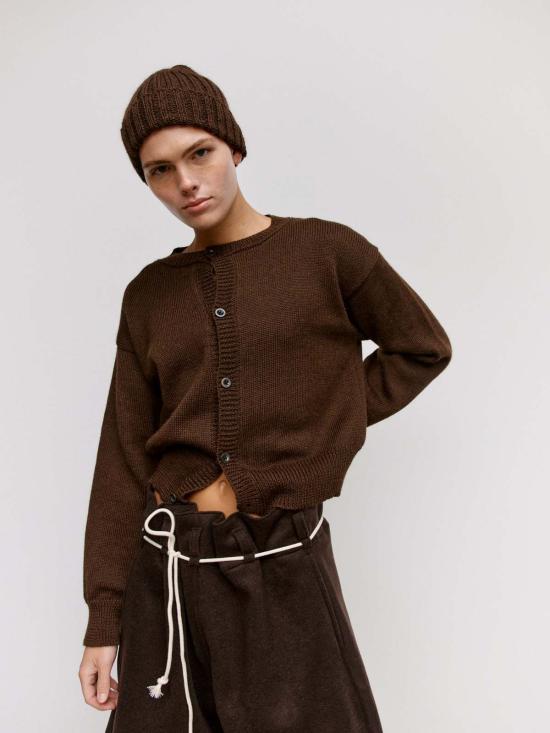  본 소노 가디건 소노테라 알파카 & 울 카스파 카디건