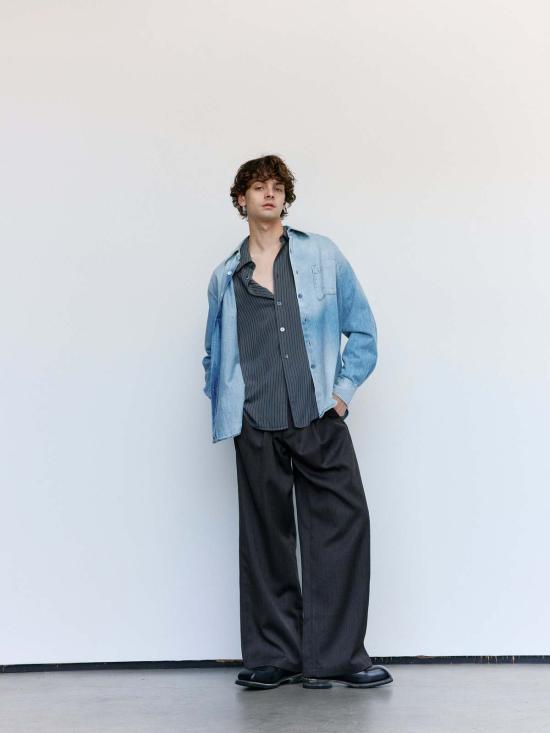  아워레가시 긴팔 셔츠 아워 레거시 크리스 워시 코튼 어바웃 - OUR LEGACY