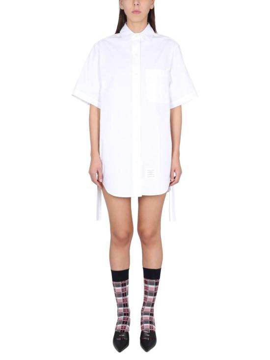  톰브라운 숏 원피스 FDSD91A F0184100 WHITE