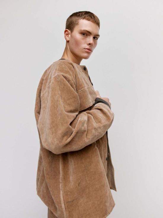  본 소노 긴팔 셔츠 소노 데저트 로즈 코튼 린넨 시드 - VON SONO