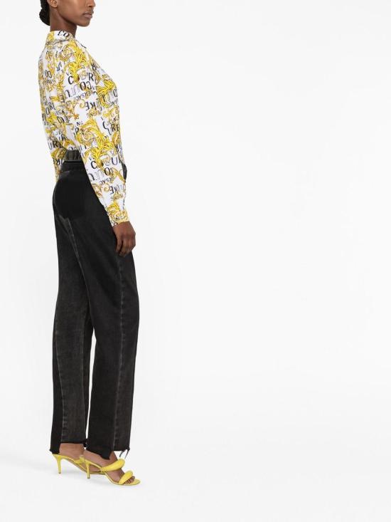  베르사체 반팔 티셔츠 74HAL201NS219G03 White - VERSACE