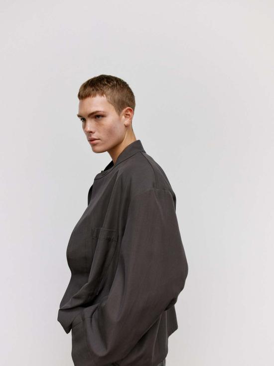  본 소노 자켓 소노 슬레이트 울 & 코튼 조조 재킷 - VON SONO