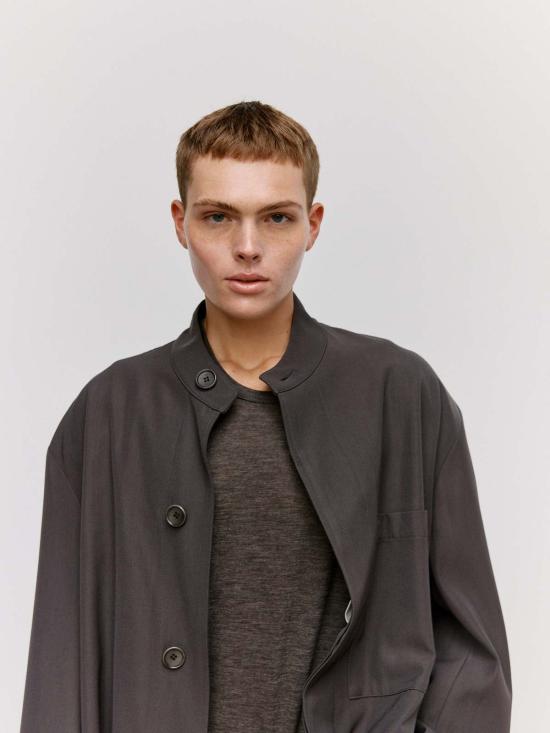  본 소노 자켓 소노 슬레이트 울 & 코튼 조조 재킷 - VON SONO