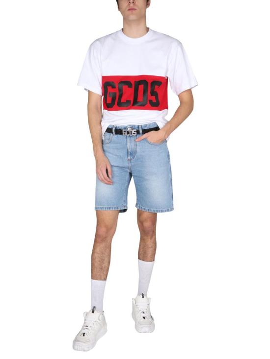  지씨디에스 숏팬츠 CC94M031404 55 BLUE - GCDS