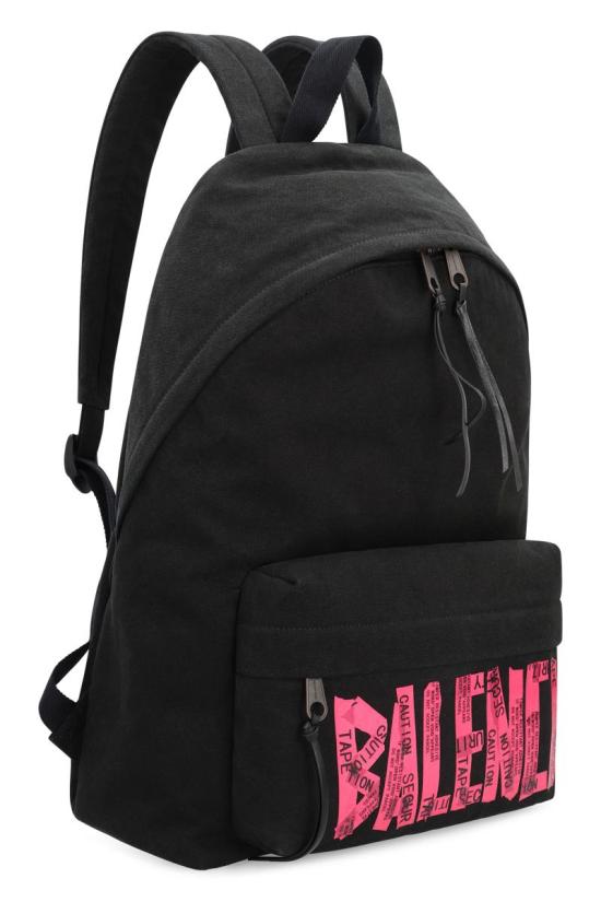 25FW 발렌시아가 테이프 타입 백팩 8354472ABY4 1065 Black - BALENCIAGA