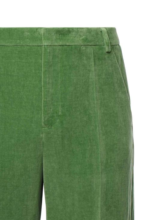 26SS 발렌티노 가라바니 스트레이트 팬츠 6V3RBJ74AM2LR1 Green - VALENTINO GARAVANI