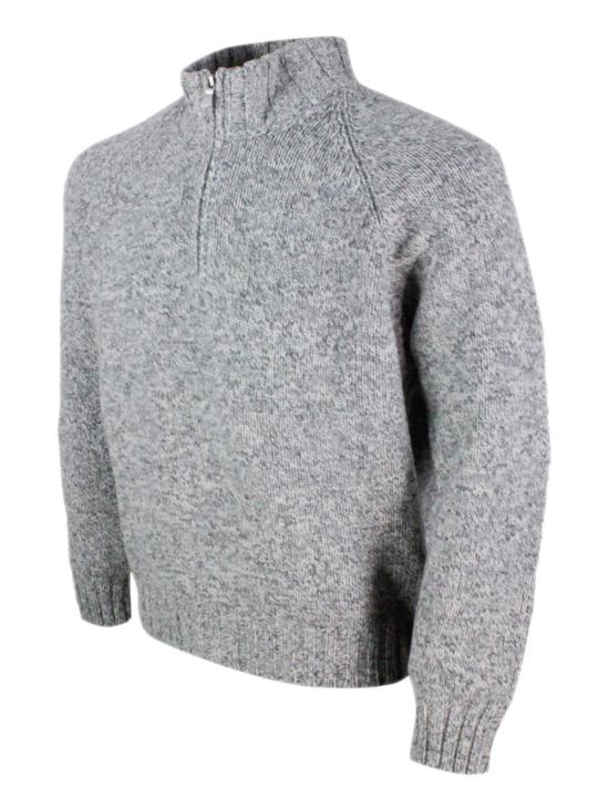 25FW 발바 집업 니트 10594 25713839 GREY - BARBA