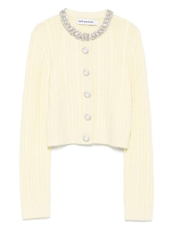 25FW 셀프 포트레이트 가디건 AW25121CAY 63434 YELLOW