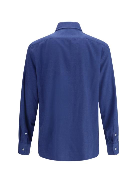 25FW 브루넬로 쿠치넬리 긴팔 셔츠 MY6370627 C018 BLUE - BRUNELLO CUCINELLI